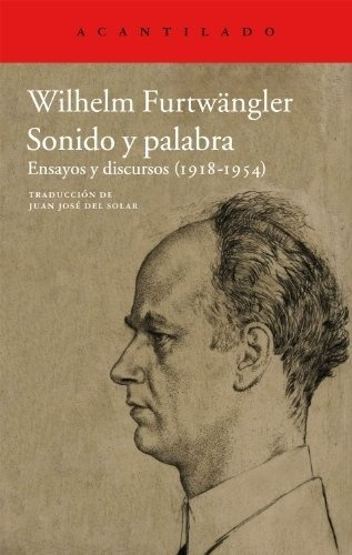 Sonido Y Palabra - Wilhelm Furtwangler