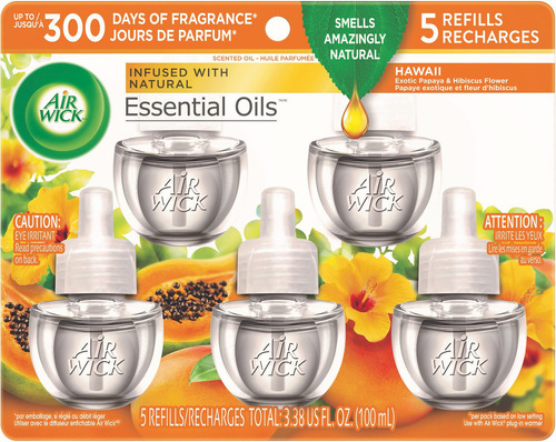 Air Wick Plug In, Recambio De Aceite Perfumado, Purificador De Aire