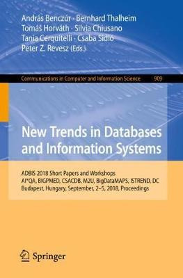 Libro New Trends In Databases And Information Systems - A...