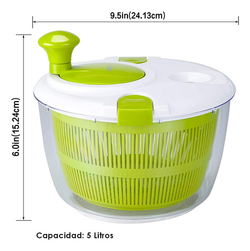 U Chef Spinner Para Ensaladas, Centrifugadora De Ensalada