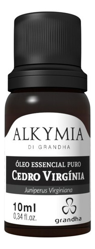 Grandha Alkymia Cedro Virgínia Oleo Essencial Puro 10 Ml