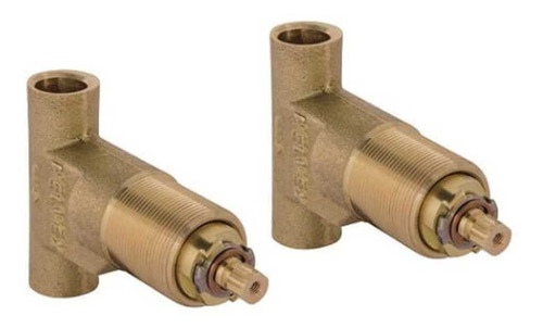 E-61-aq Helvex Jgo. Válvulas Regadera Ceramico Soldar Sin Ch