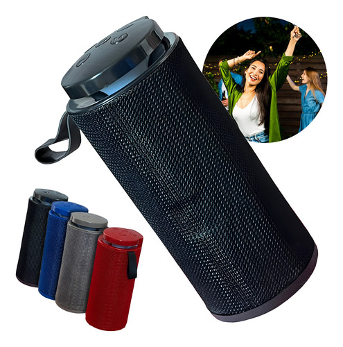 Bocina Portatil Con Radio/bluetooth/altavoz Resistencia-agua