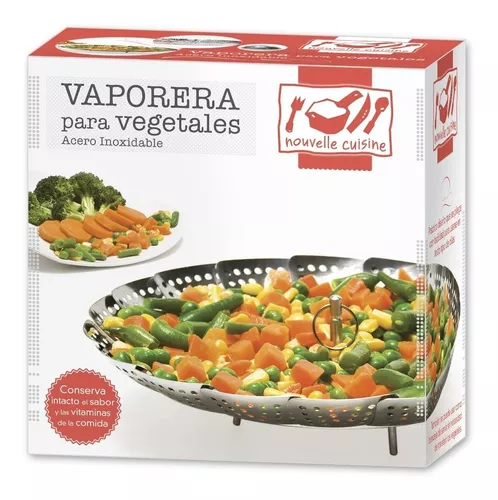 Vaporera Acero Inoxidable Para Vegetales Silmar