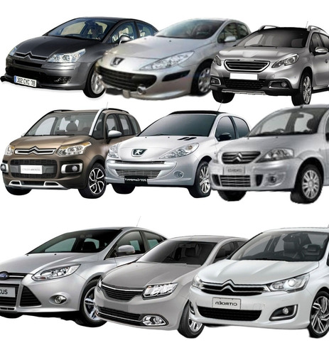 Imagen 3 de 8 de Juego Faro Auxiliar Peugeot 207 C3 2008 / 2013 Con Lamparas