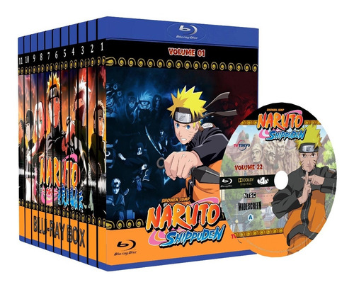 Blu-ray Box Naruto Shippuuden - Complete Series + Filmes