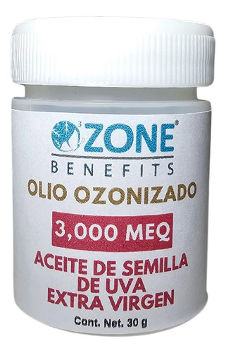 Aceite Ozonizado Semilla De Uva 3,000 Meq - 30 G T Plastico