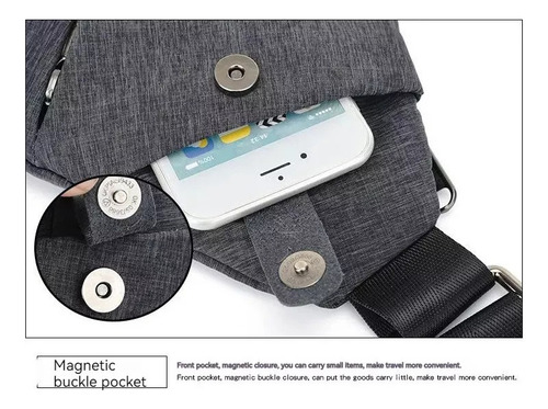 Bolsa De Pecho Deportiva Informal For Senderismo Y Viajes