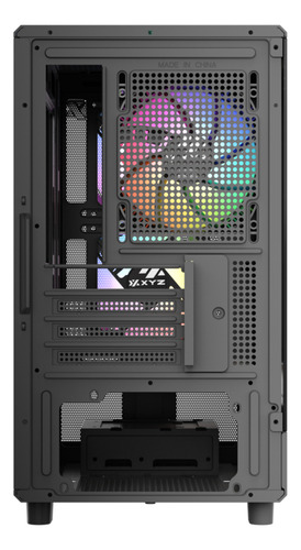 Gabinete Xyz Atom Black 3 Argb Fans Controller Mesh Usb C