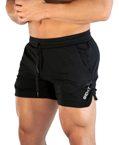 Gym Shorts Cortos, Ajustado, Gimnasio, Entrenamiento, Casual