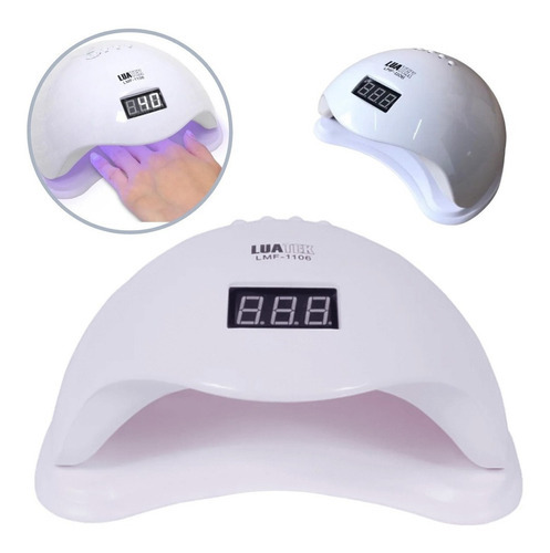 Secador De Unhas Bivolt 48w - Branco - Plugue Da Ue