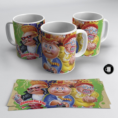 Taza Blanca 11 Oz / Garbage Pail Kids , M04 (1 Pz)