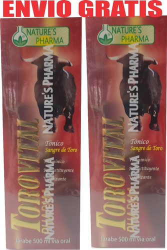 Torovital Sangre De Toro X 2 Jarabes Vita - L a $58