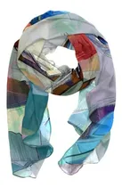 Comprar Bufandas De Seda Para Mujer - Chal Ligero Con Diseño De Aves