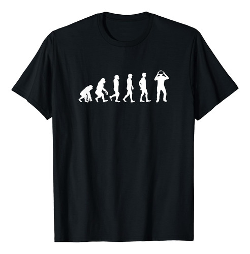 Camiseta Divertida De La Evolución Humana A La Realidad Virt