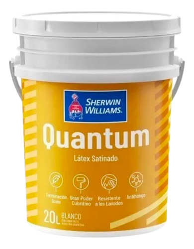 Quantum Satinado 20l + Rodillo Pelo Corto /gran 