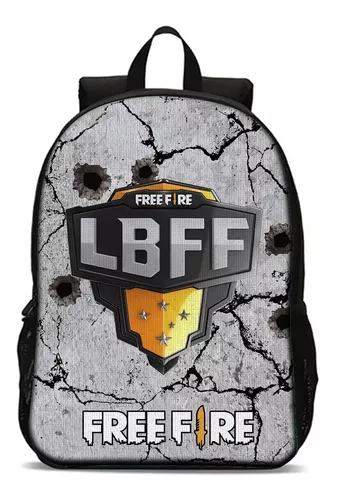 Mochila Escolar Masculino Feminino Free Fire Volta Às Aulas