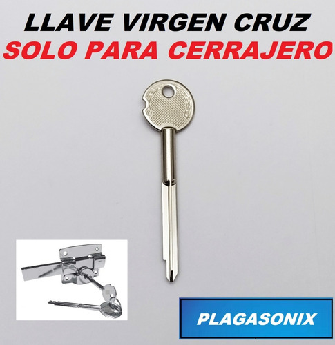 Imagen 5 de 10 de Llaves Virgenes Cruz Para Cerrojos De Arrimar 50 Unid.