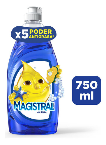 Detergente Concentrado Marina 750cc Magistral (7244)