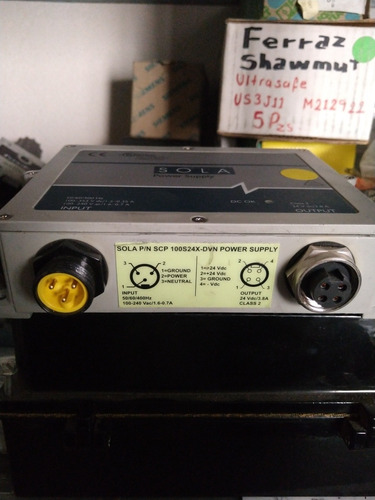Fuente De Poder Sola P/n Scp 100s24x-dvn 100-240v 24vdc 3a (Usado)