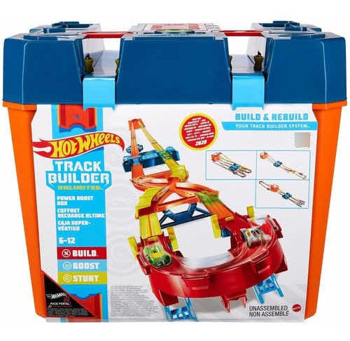 Hot Wheels Pista Track Builder Caja Super Vértigo Build