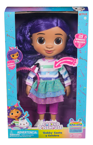 Muñeca Gabby Canta Y Celebra Con Efectos De Sonido 30 Cm