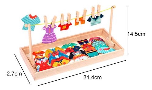38 / Conjunto De Roupas Penduradas Fingir Jogo De