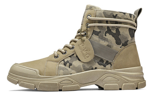 Botas De Camuflaje Para Hombre Martin Boots Desert Military