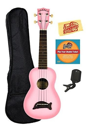 Kala Mk-sd-pkburst Makala Dolphin Soprano Ukulele - Paquete 