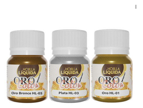 Kit 10 Hojillas Líquidas Orocolor 30ml