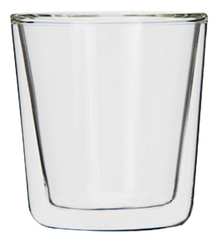 Vasos Transparentes De Doble Pared Resistentes Al 100ml