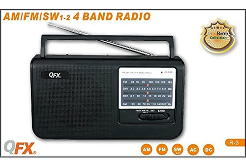 Qfx R3 Radio Retro Amfm