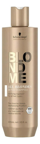  Schwarzkopf Blondme Shampoo All Blondes Detox X 300 Ml Nutre