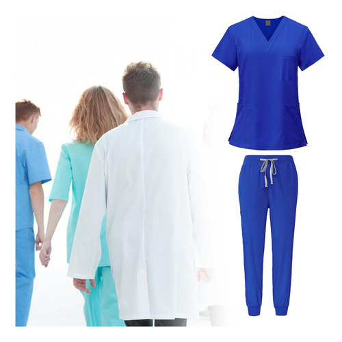 2 Conjunto De Uniforme Médico Para Mujer, Pantalón Para
