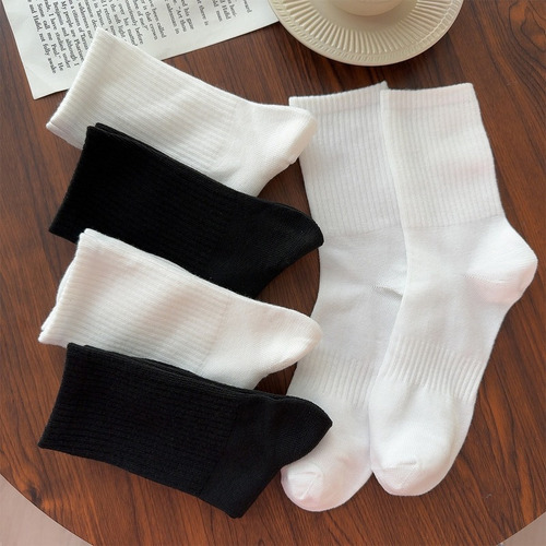 Calcetines De Algodón Para Hombre, Transpirables, De Tubo Me