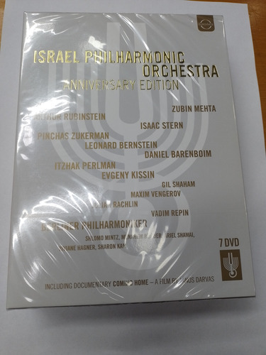 Israel Philarmonic Orchestra Box 7 Dvd´s Nuevo