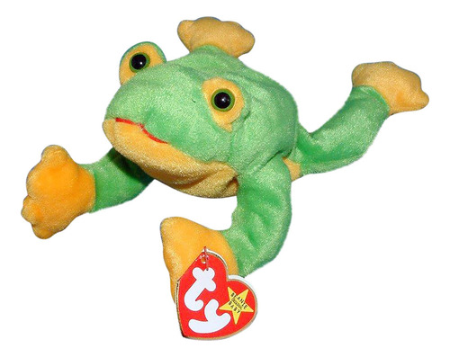 Beanie Babies Ty Smoochy La Rana