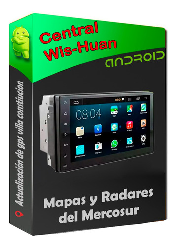 Actualización Gps Central Wis Huan Android Mapas Mercosur