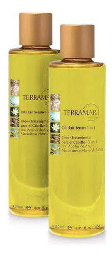 Terramar 2 Óleos 120ml, 3 En 1 Con Argan Y Macadamia+regalo