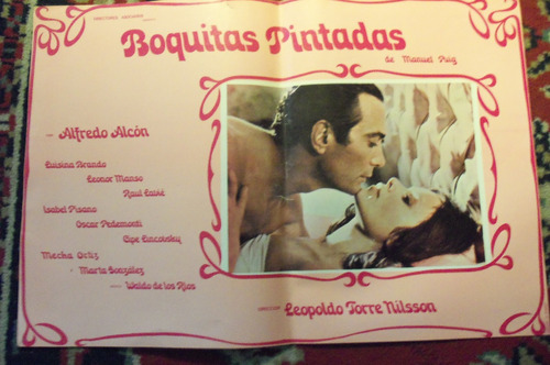 Poster  6 Boquitas Pintadas Alfredo Halcon 1974