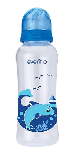 Biberón Evenflo Tritan.  Acuario Sea Friends 8oz 