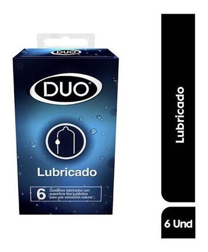 Condon Duo Normal Lubricado Caja X 6 Und