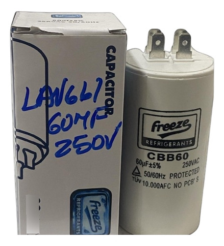 Capacitor Bomba De Agua 60uf 250vac