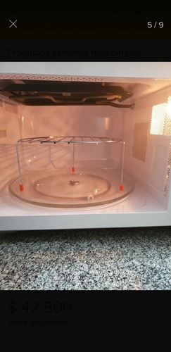 Microondas Tophouse 42 Lt Espejada Con Grill. Nuevo Sin Uso