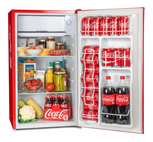 Frigobar Nostalgia Crf32bck Coca Cola 3.2 Pies 120v