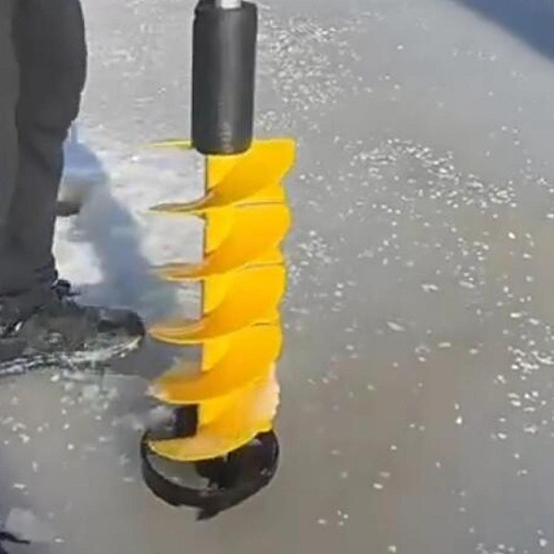 Broca Para Barrena De Hielo, Barrena Para Pesca En Amarillo
