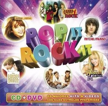 Pop It Rock It - Cd + Dvd - Disney - Miley Cirus - Jonas Brs