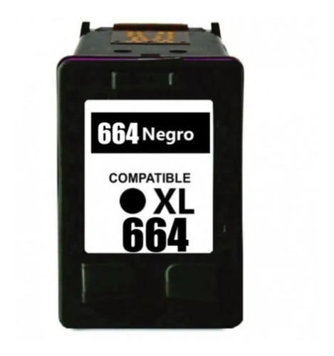 Imagen 2 de 4 de Cartucho Alternativo 664 Xl Negro 3775 3785 4535 4675 2675