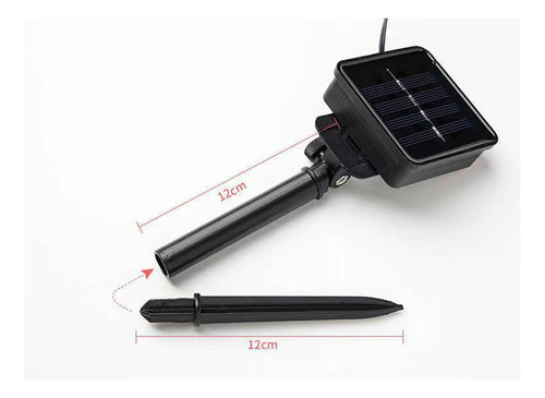 Luces Hadas Solares Led Alambre Cobre Duradero Alto Brillo