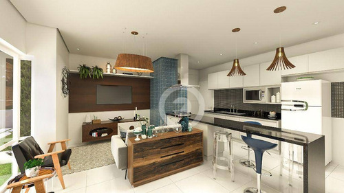 Imagem 3 de 7 de Casa Com 02 Dormitórios, Em Construção No Bairro Campo Grande - Ca1146